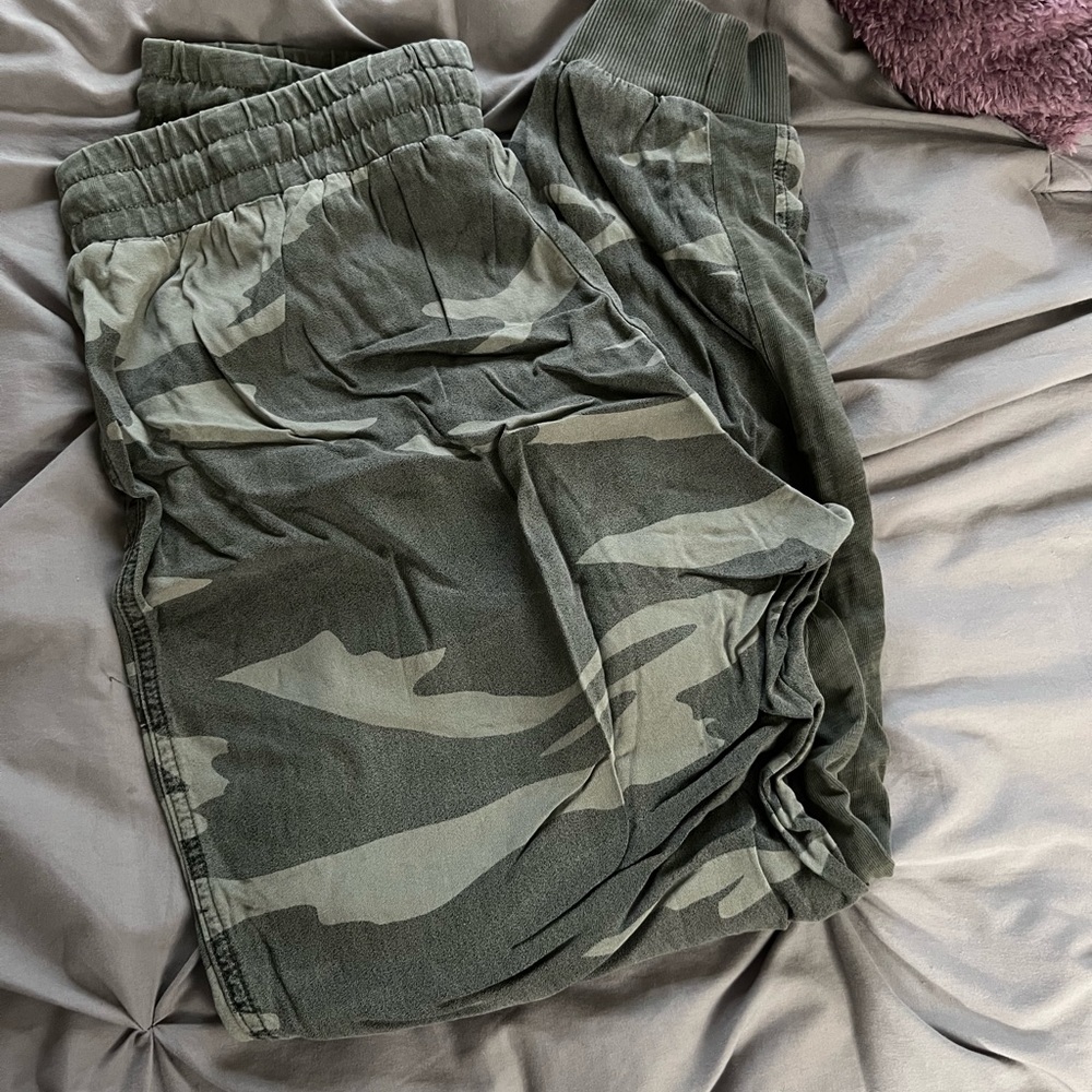 Green Camo Joggers